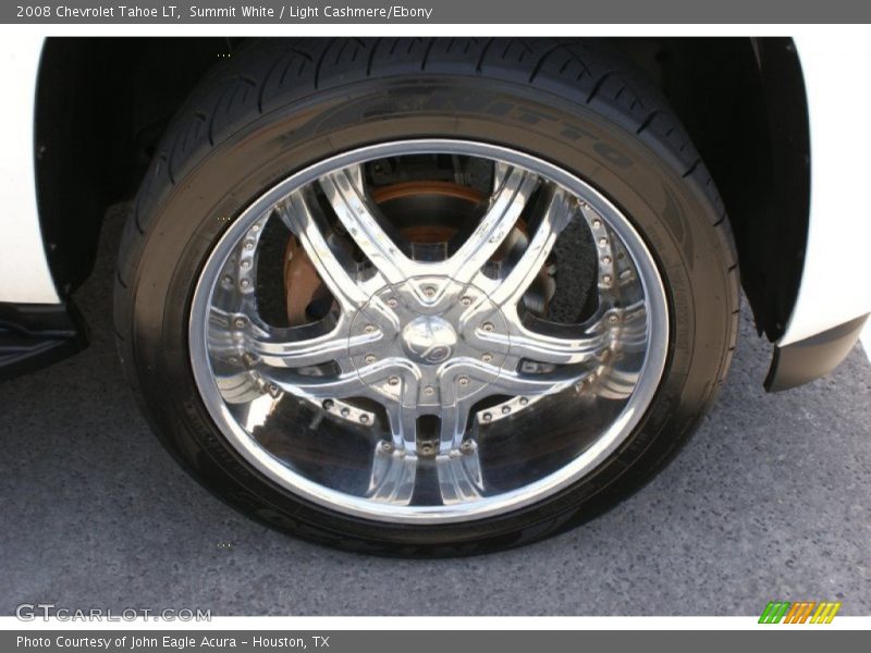 Summit White / Light Cashmere/Ebony 2008 Chevrolet Tahoe LT