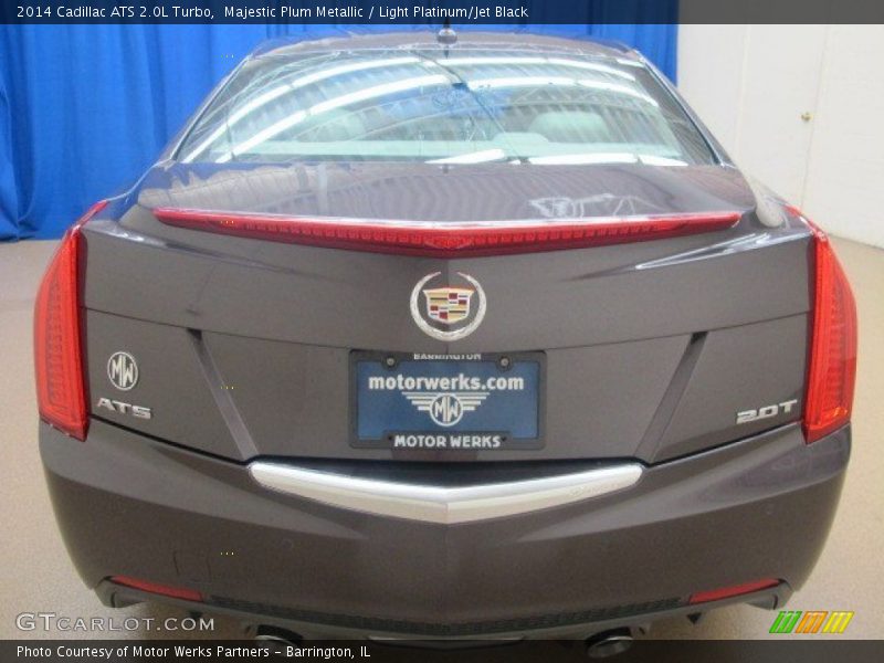 Majestic Plum Metallic / Light Platinum/Jet Black 2014 Cadillac ATS 2.0L Turbo