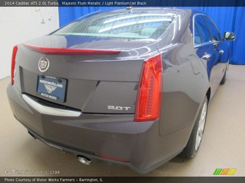 Majestic Plum Metallic / Light Platinum/Jet Black 2014 Cadillac ATS 2.0L Turbo