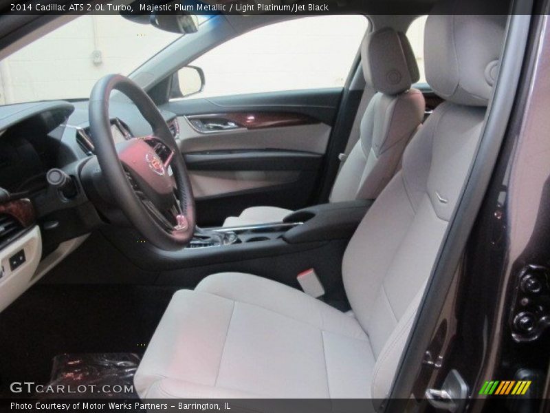 Majestic Plum Metallic / Light Platinum/Jet Black 2014 Cadillac ATS 2.0L Turbo