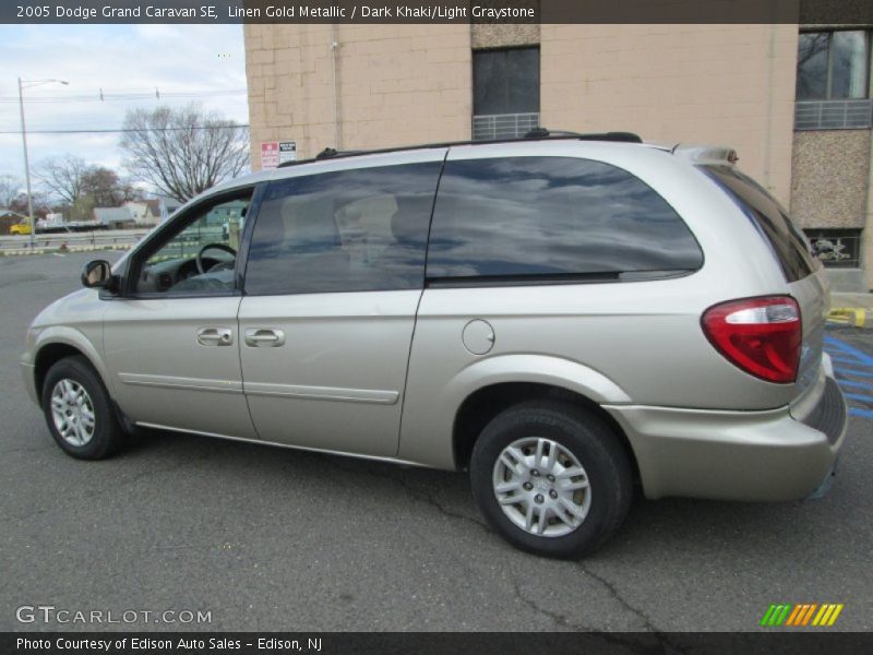 Linen Gold Metallic / Dark Khaki/Light Graystone 2005 Dodge Grand Caravan SE