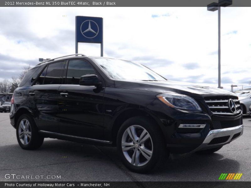 Black / Black 2012 Mercedes-Benz ML 350 BlueTEC 4Matic