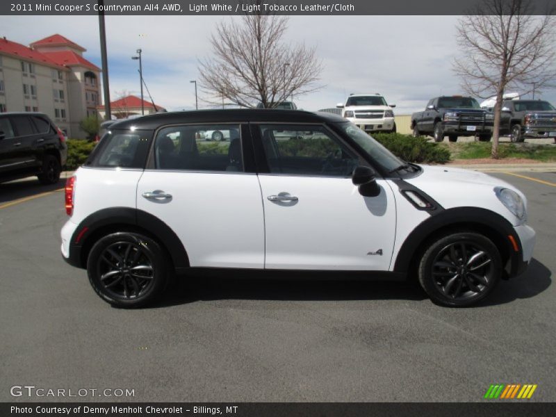 Light White / Light Tobacco Leather/Cloth 2011 Mini Cooper S Countryman All4 AWD