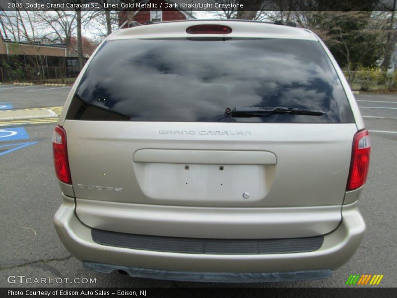 Linen Gold Metallic / Dark Khaki/Light Graystone 2005 Dodge Grand Caravan SE
