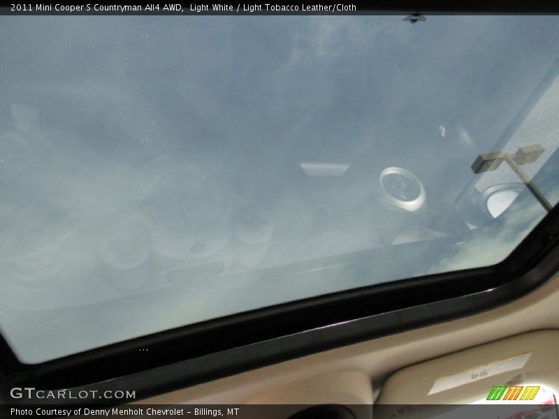 Light White / Light Tobacco Leather/Cloth 2011 Mini Cooper S Countryman All4 AWD