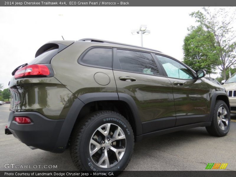 ECO Green Pearl / Morocco - Black 2014 Jeep Cherokee Trailhawk 4x4