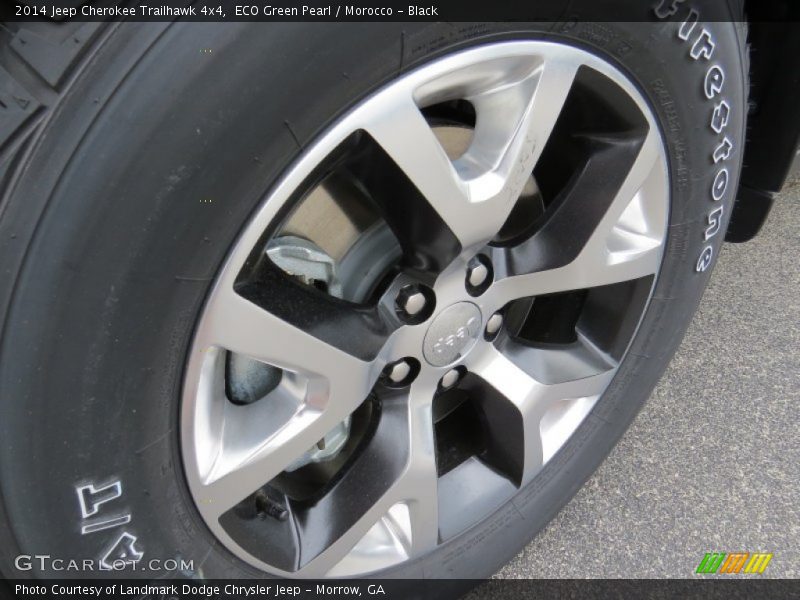 ECO Green Pearl / Morocco - Black 2014 Jeep Cherokee Trailhawk 4x4