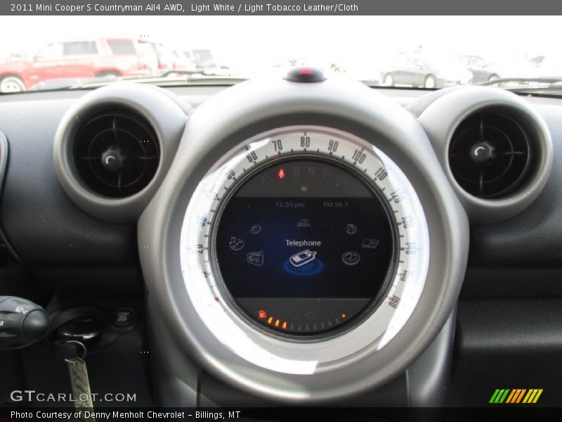 Light White / Light Tobacco Leather/Cloth 2011 Mini Cooper S Countryman All4 AWD