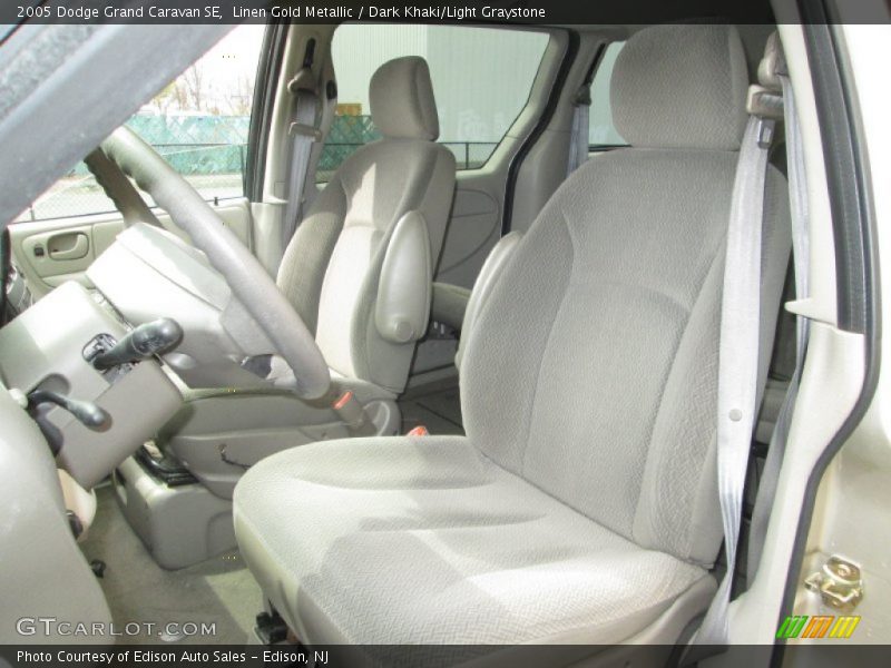 Linen Gold Metallic / Dark Khaki/Light Graystone 2005 Dodge Grand Caravan SE