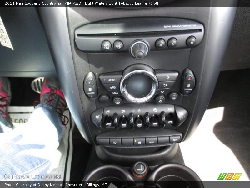 Light White / Light Tobacco Leather/Cloth 2011 Mini Cooper S Countryman All4 AWD