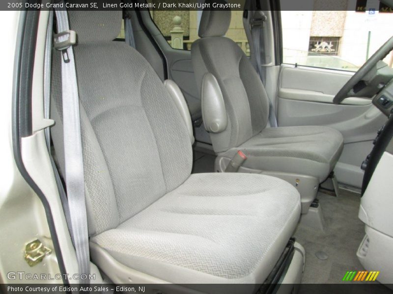 Linen Gold Metallic / Dark Khaki/Light Graystone 2005 Dodge Grand Caravan SE