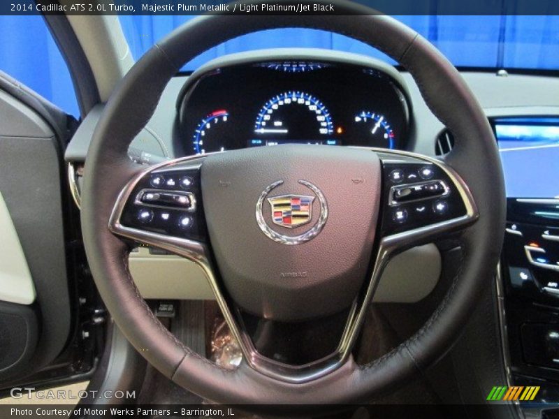 Majestic Plum Metallic / Light Platinum/Jet Black 2014 Cadillac ATS 2.0L Turbo
