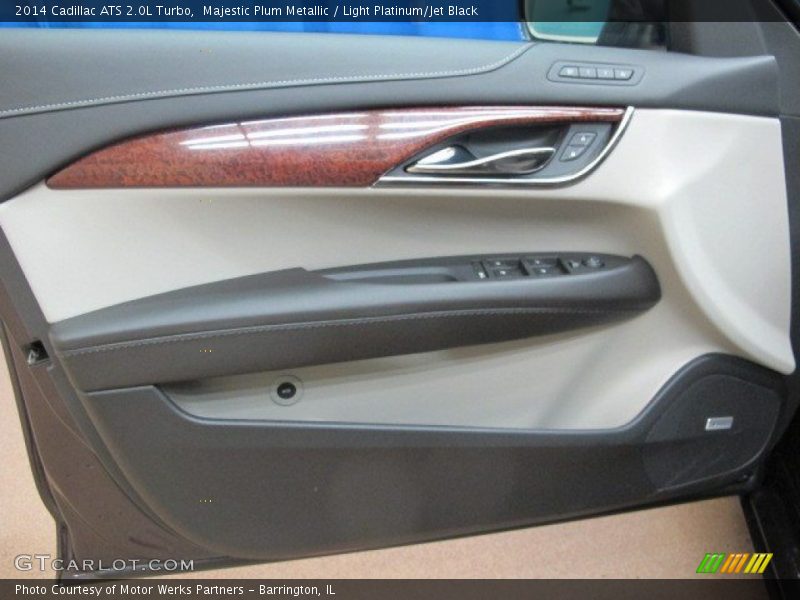 Majestic Plum Metallic / Light Platinum/Jet Black 2014 Cadillac ATS 2.0L Turbo