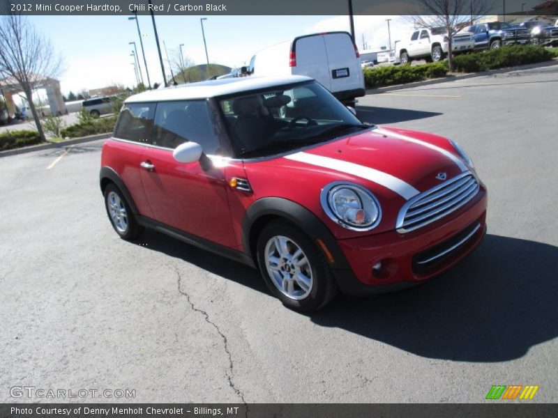 Chili Red / Carbon Black 2012 Mini Cooper Hardtop