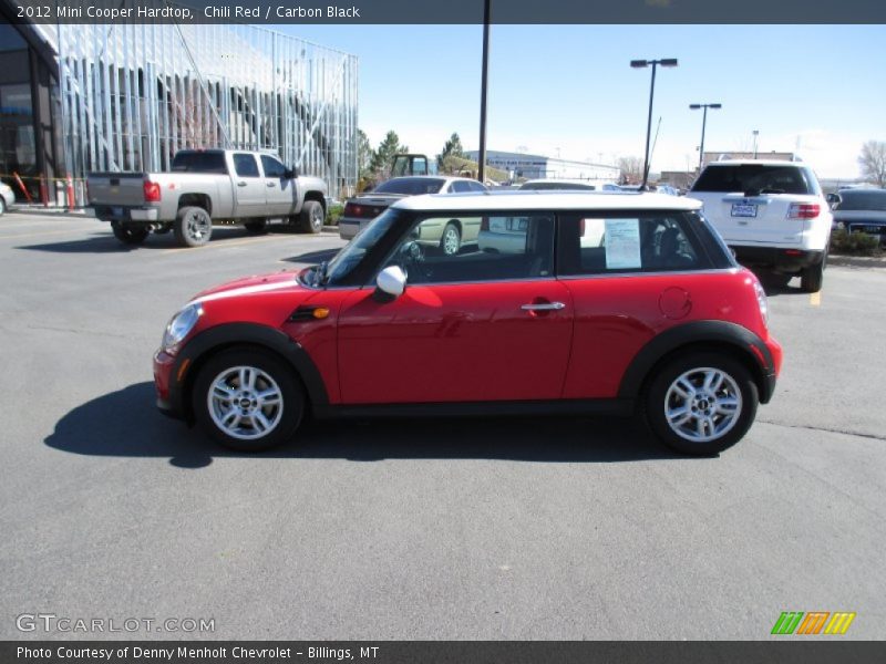 Chili Red / Carbon Black 2012 Mini Cooper Hardtop