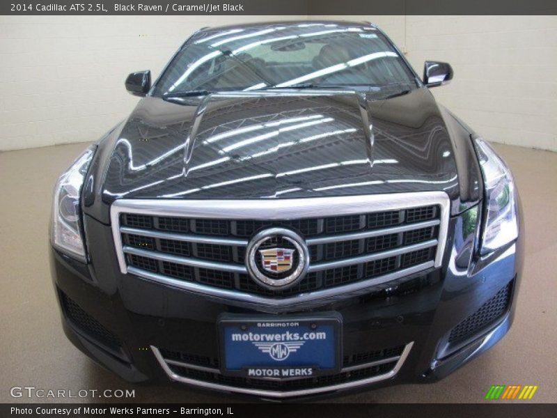 Black Raven / Caramel/Jet Black 2014 Cadillac ATS 2.5L
