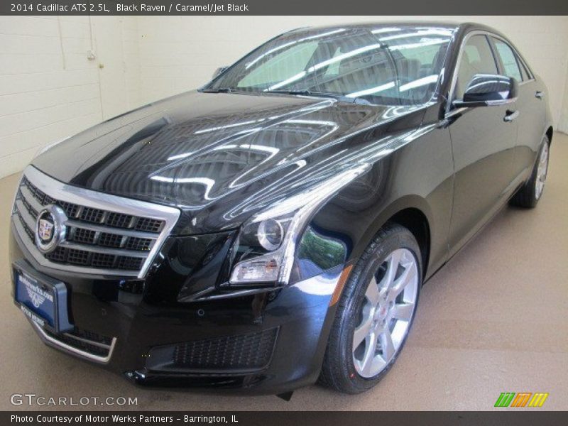 Black Raven / Caramel/Jet Black 2014 Cadillac ATS 2.5L