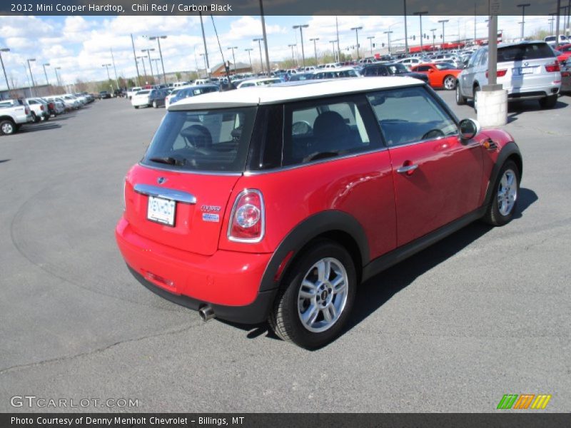 Chili Red / Carbon Black 2012 Mini Cooper Hardtop