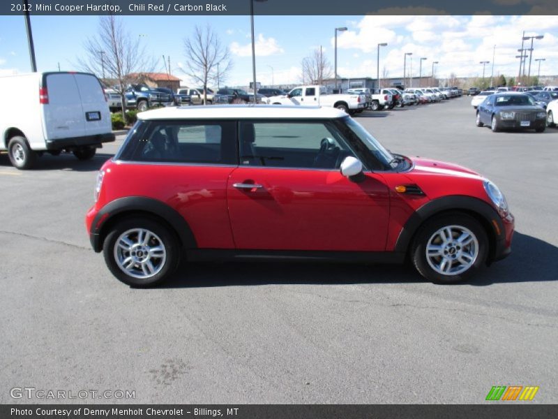 Chili Red / Carbon Black 2012 Mini Cooper Hardtop