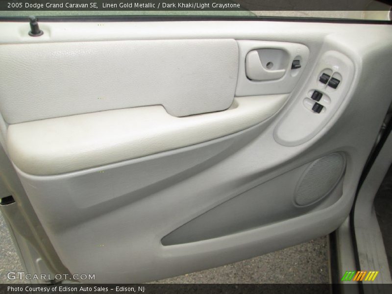 Linen Gold Metallic / Dark Khaki/Light Graystone 2005 Dodge Grand Caravan SE