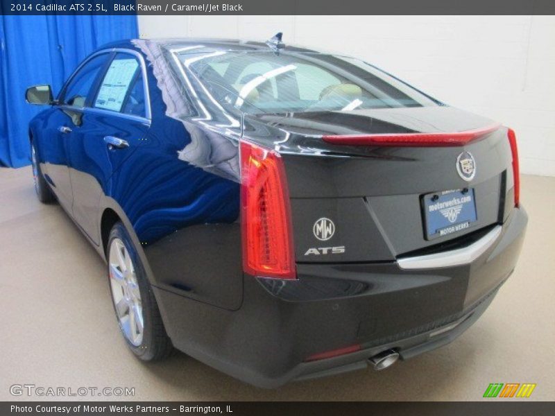 Black Raven / Caramel/Jet Black 2014 Cadillac ATS 2.5L