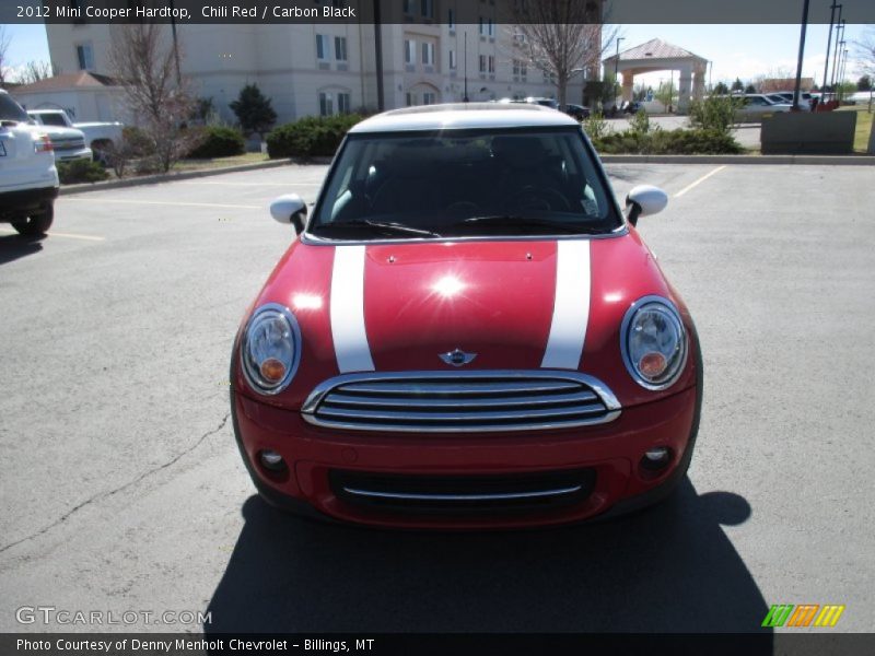 Chili Red / Carbon Black 2012 Mini Cooper Hardtop