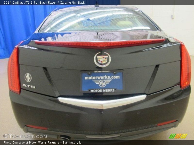 Black Raven / Caramel/Jet Black 2014 Cadillac ATS 2.5L