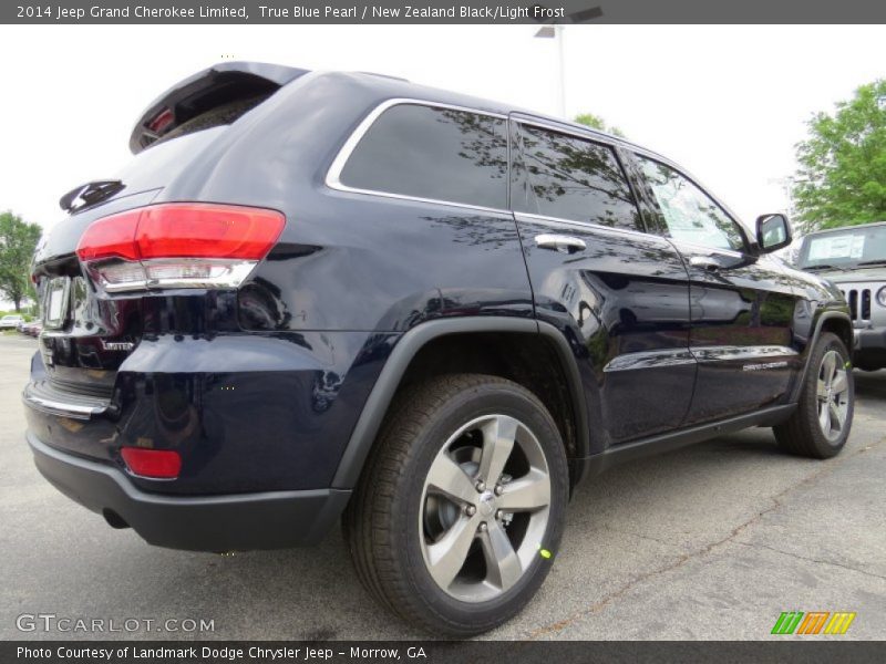 True Blue Pearl / New Zealand Black/Light Frost 2014 Jeep Grand Cherokee Limited