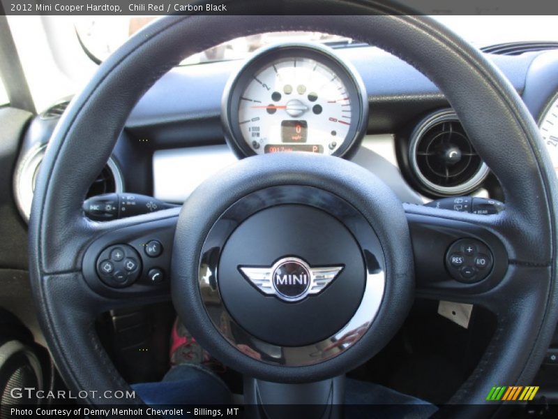 Chili Red / Carbon Black 2012 Mini Cooper Hardtop