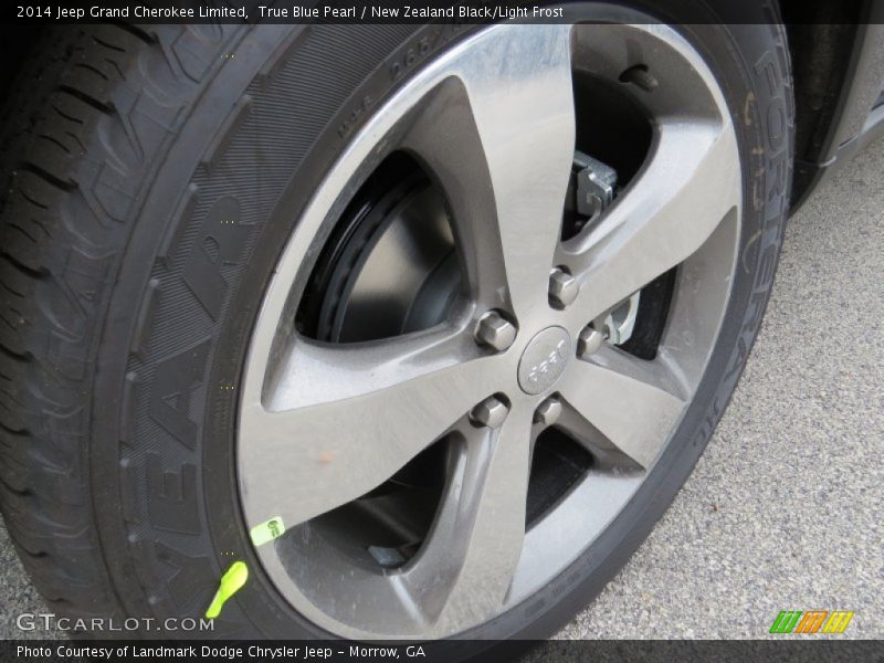 True Blue Pearl / New Zealand Black/Light Frost 2014 Jeep Grand Cherokee Limited