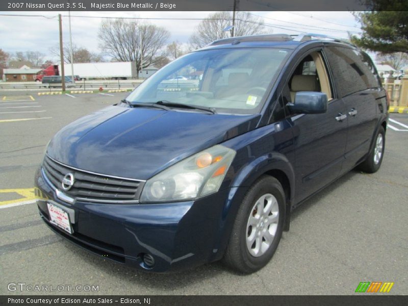 Majestic Blue Metallic / Beige 2007 Nissan Quest 3.5 SL