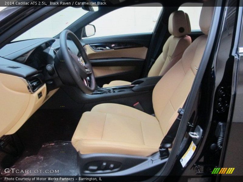 Black Raven / Caramel/Jet Black 2014 Cadillac ATS 2.5L
