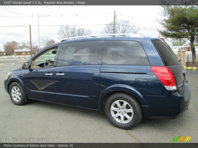 Majestic Blue Metallic / Beige 2007 Nissan Quest 3.5 SL