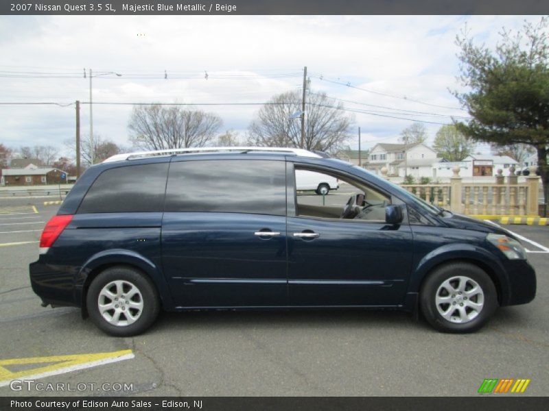 Majestic Blue Metallic / Beige 2007 Nissan Quest 3.5 SL