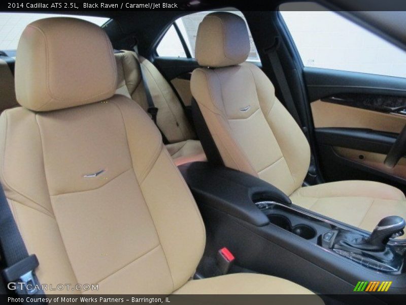 Black Raven / Caramel/Jet Black 2014 Cadillac ATS 2.5L
