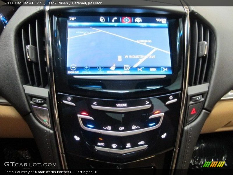Black Raven / Caramel/Jet Black 2014 Cadillac ATS 2.5L
