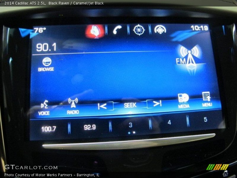 Black Raven / Caramel/Jet Black 2014 Cadillac ATS 2.5L