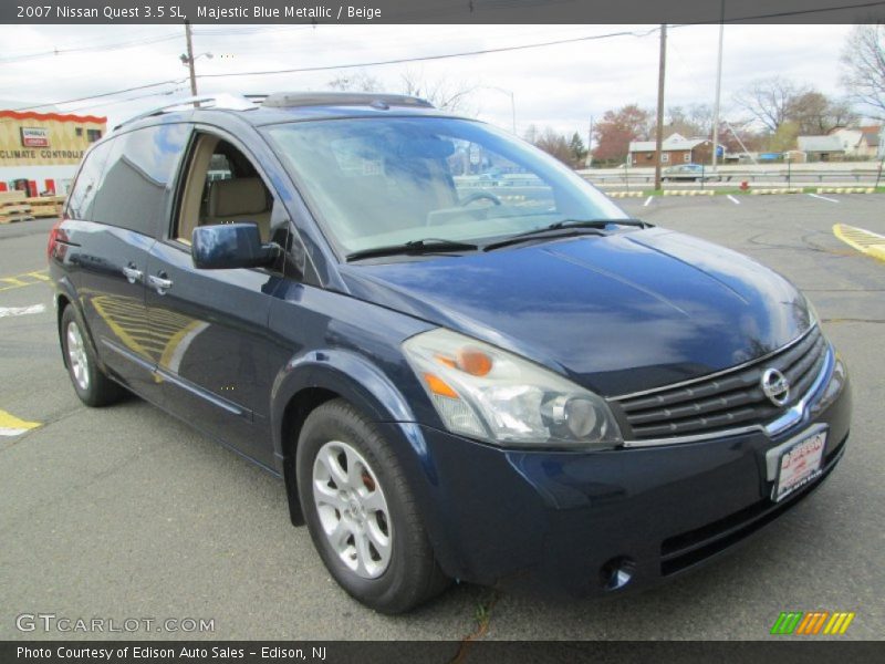 Majestic Blue Metallic / Beige 2007 Nissan Quest 3.5 SL