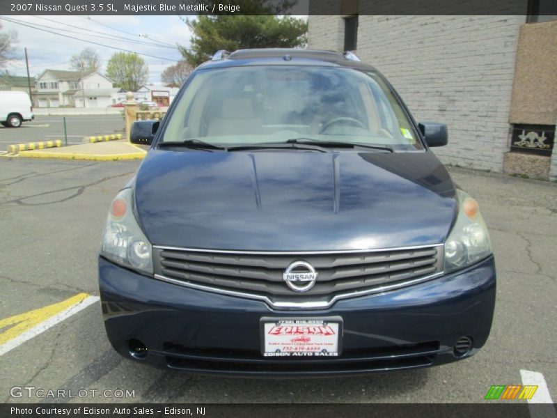 Majestic Blue Metallic / Beige 2007 Nissan Quest 3.5 SL