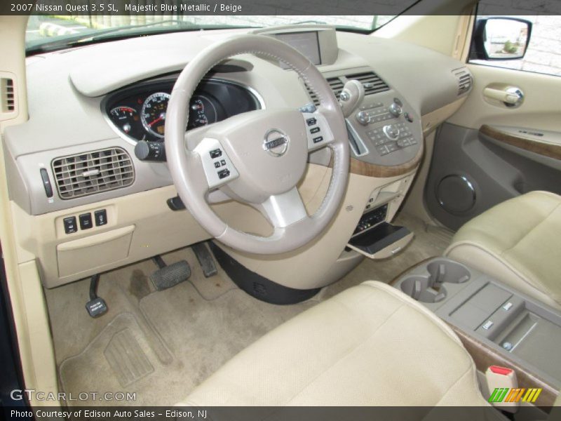 Majestic Blue Metallic / Beige 2007 Nissan Quest 3.5 SL