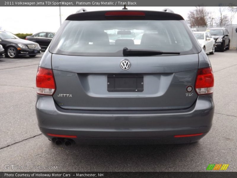 Platinum Gray Metallic / Titan Black 2011 Volkswagen Jetta TDI SportWagen