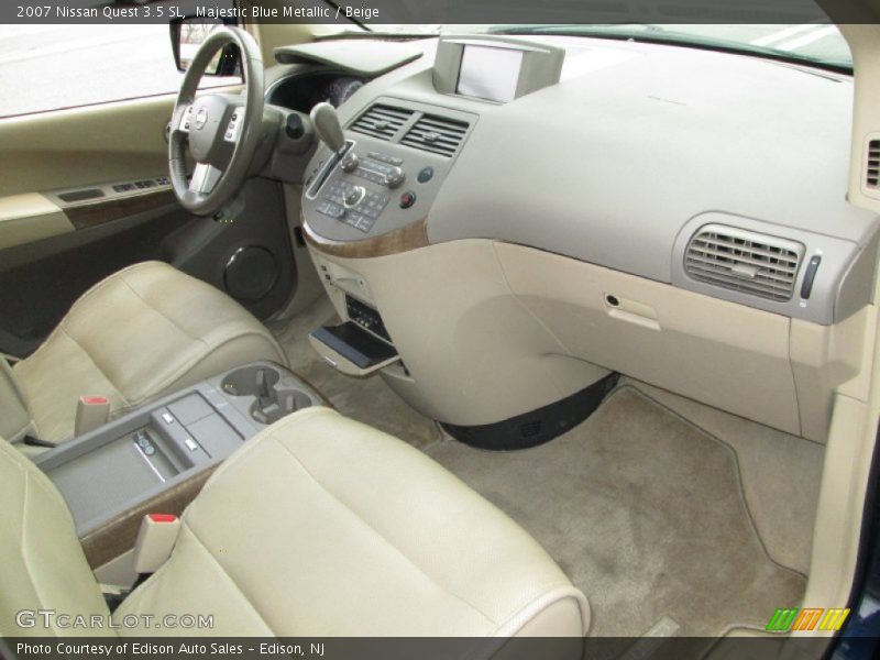Majestic Blue Metallic / Beige 2007 Nissan Quest 3.5 SL