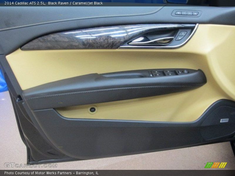 Black Raven / Caramel/Jet Black 2014 Cadillac ATS 2.5L