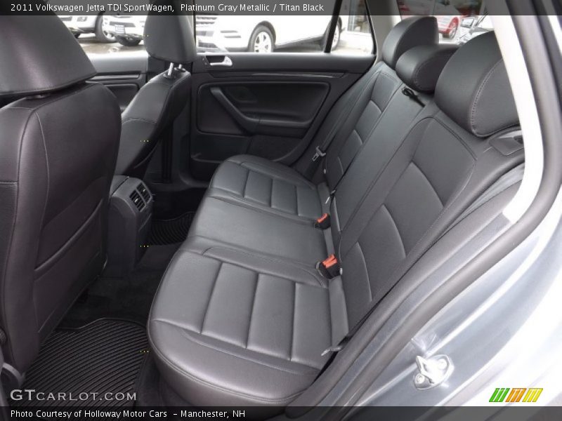 Platinum Gray Metallic / Titan Black 2011 Volkswagen Jetta TDI SportWagen