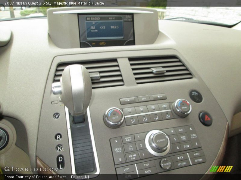 Majestic Blue Metallic / Beige 2007 Nissan Quest 3.5 SL