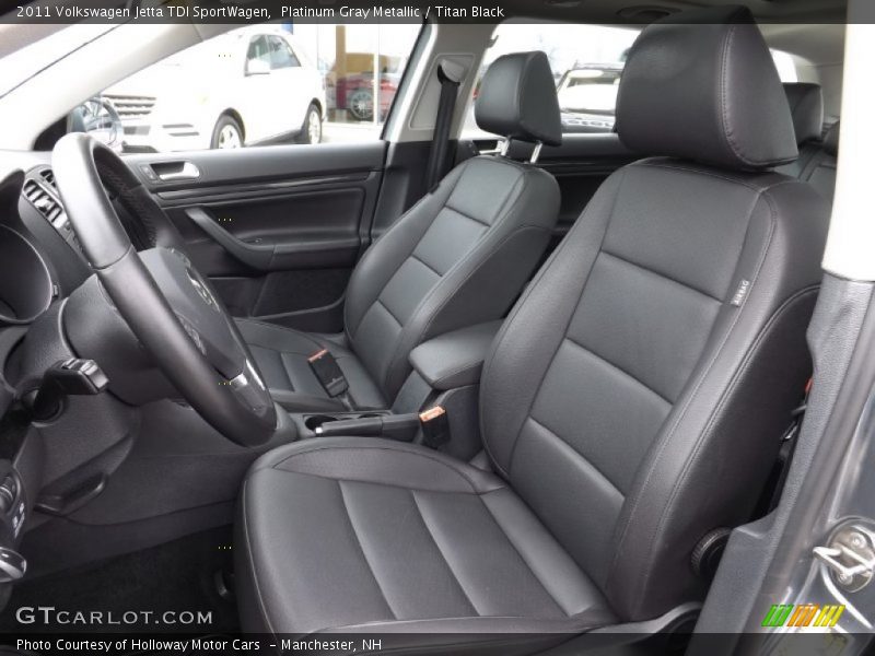 Platinum Gray Metallic / Titan Black 2011 Volkswagen Jetta TDI SportWagen