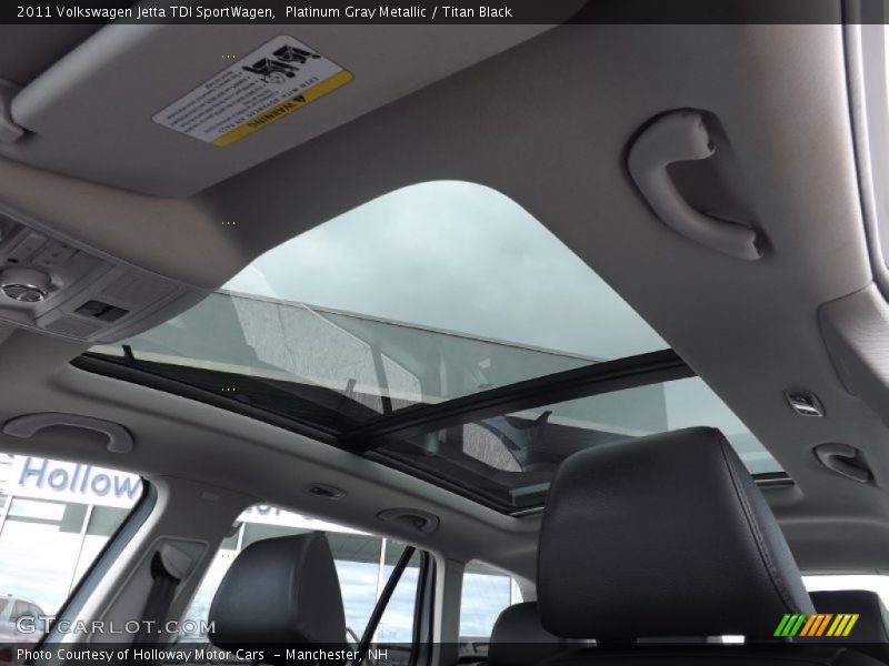 Platinum Gray Metallic / Titan Black 2011 Volkswagen Jetta TDI SportWagen