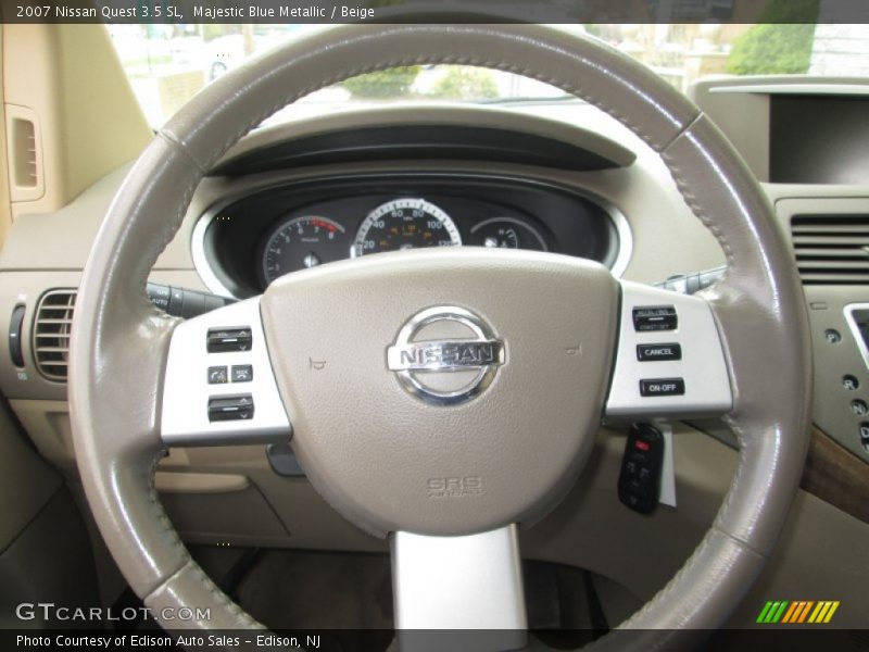 Majestic Blue Metallic / Beige 2007 Nissan Quest 3.5 SL