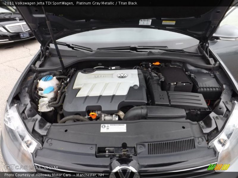 Platinum Gray Metallic / Titan Black 2011 Volkswagen Jetta TDI SportWagen