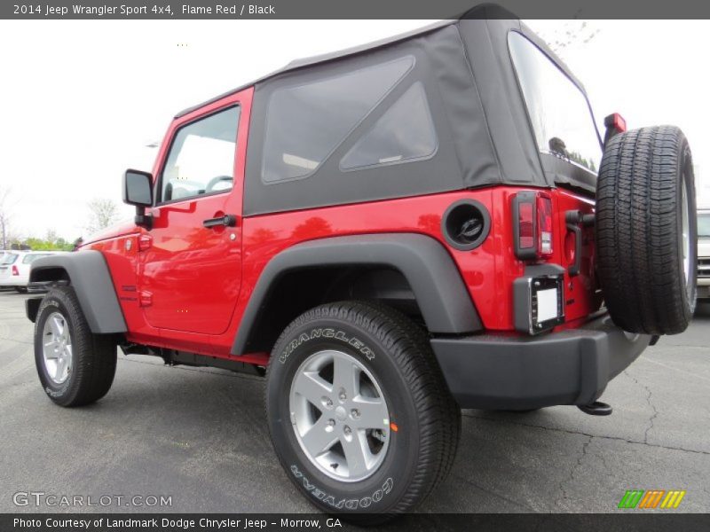 Flame Red / Black 2014 Jeep Wrangler Sport 4x4